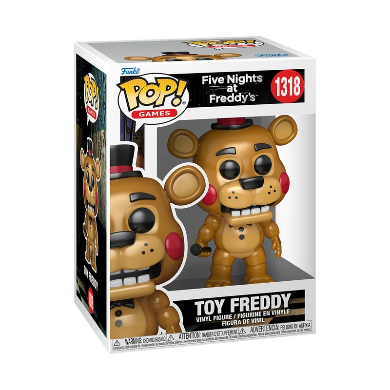 Funko Pop Games: Five Nights at Freddys - Toy Freddy con microfono