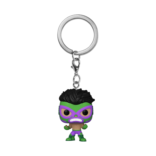 Funko Pop Keychain: Marvel Luchadores - Hulk El Furioso Llavero