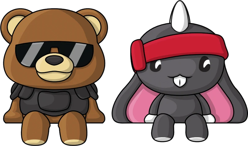 Youtooz Games Monitor Buddiez: Valorant - TactiBear y TactiBunny