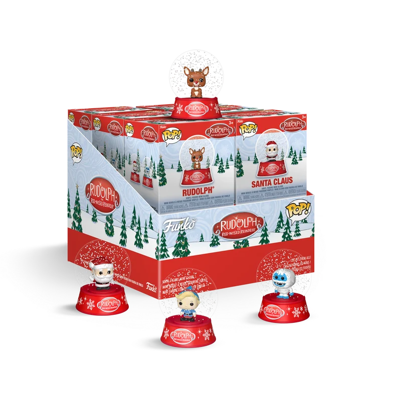Funko Mini Glitter Globe: Rudolph - UNITARIO