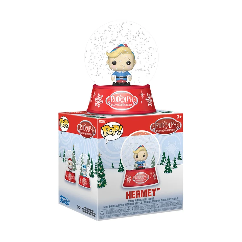 Funko Mini Glitter Globe: Rudolph - UNITARIO