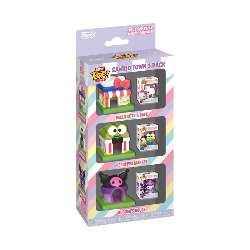 Funko Bitty Pop Town: Sanrio - Sanriotown 3 Pack