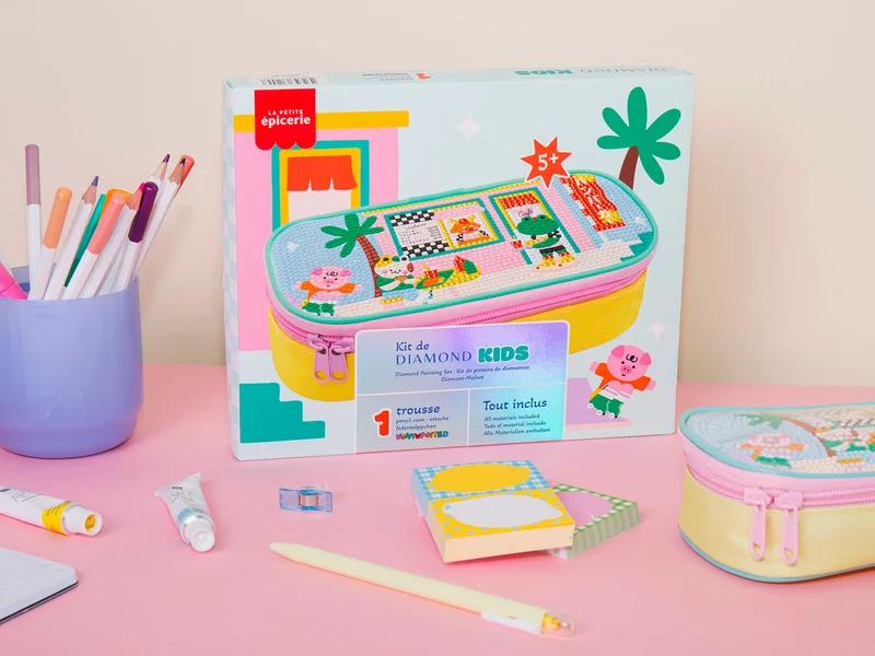 Petit Diamond Kids - Decora tu estuche Skatepark