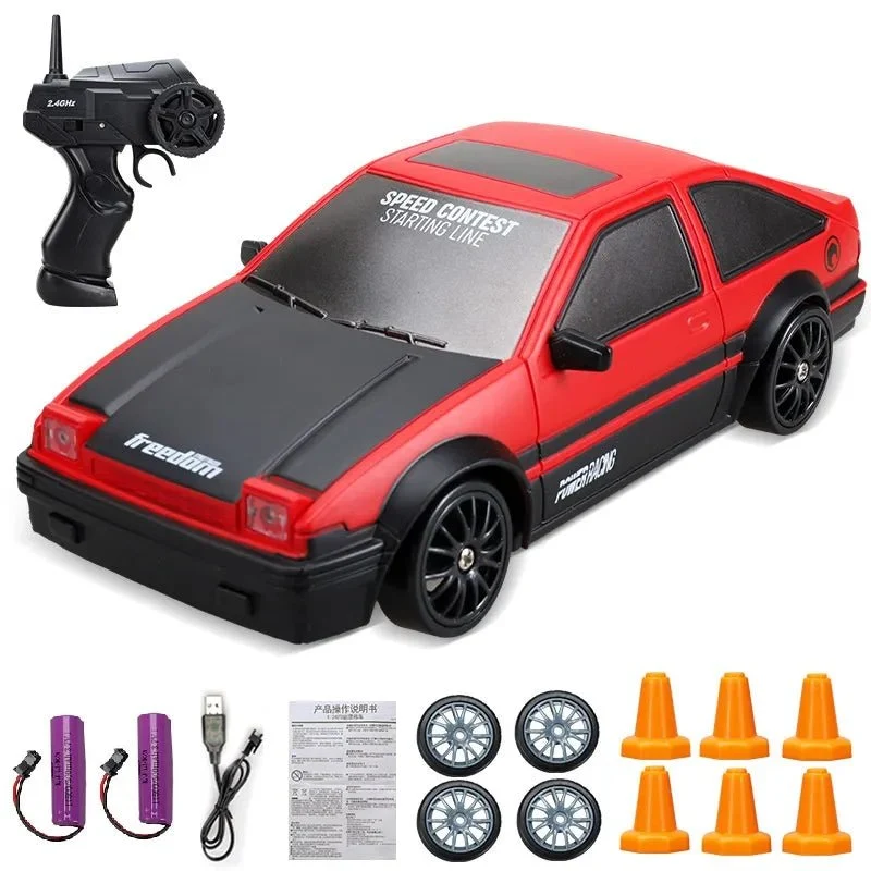 2.4G High-Speed Drift RC Car - AE86/GTR Model Racing Toy
