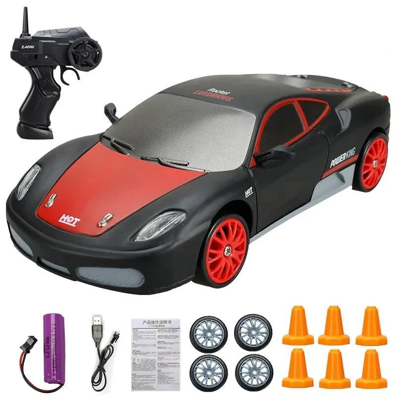 2.4G High-Speed Drift RC Car - AE86/GTR Model Racing Toy