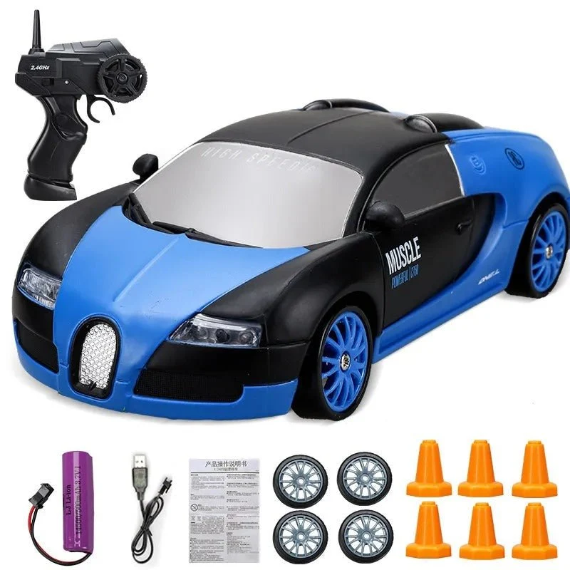2.4G High-Speed Drift RC Car - AE86/GTR Model Racing Toy