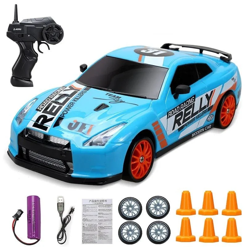 2.4G High-Speed Drift RC Car - AE86/GTR Model Racing Toy