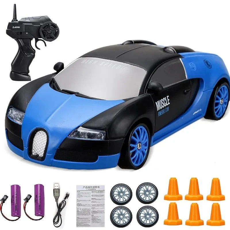 2.4G High-Speed Drift RC Car - AE86/GTR Model Racing Toy