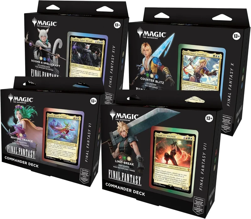Magic The Gathering: Final Fantasy - Commander Deck Bundle Unitario Ingles