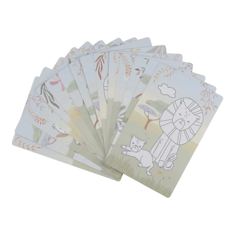 Tablet de dibujo Verde Safari Friends · Little Dutch