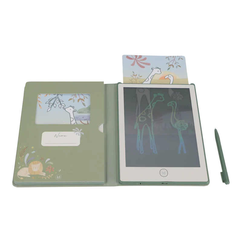 Tablet de dibujo Verde Safari Friends · Little Dutch