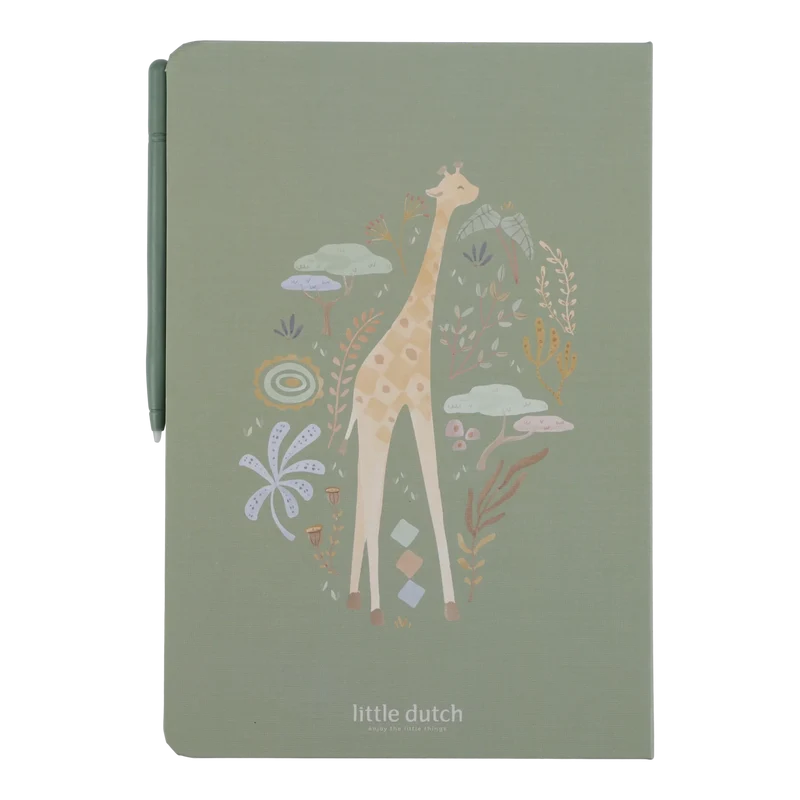 Tablet de dibujo Verde Safari Friends · Little Dutch
