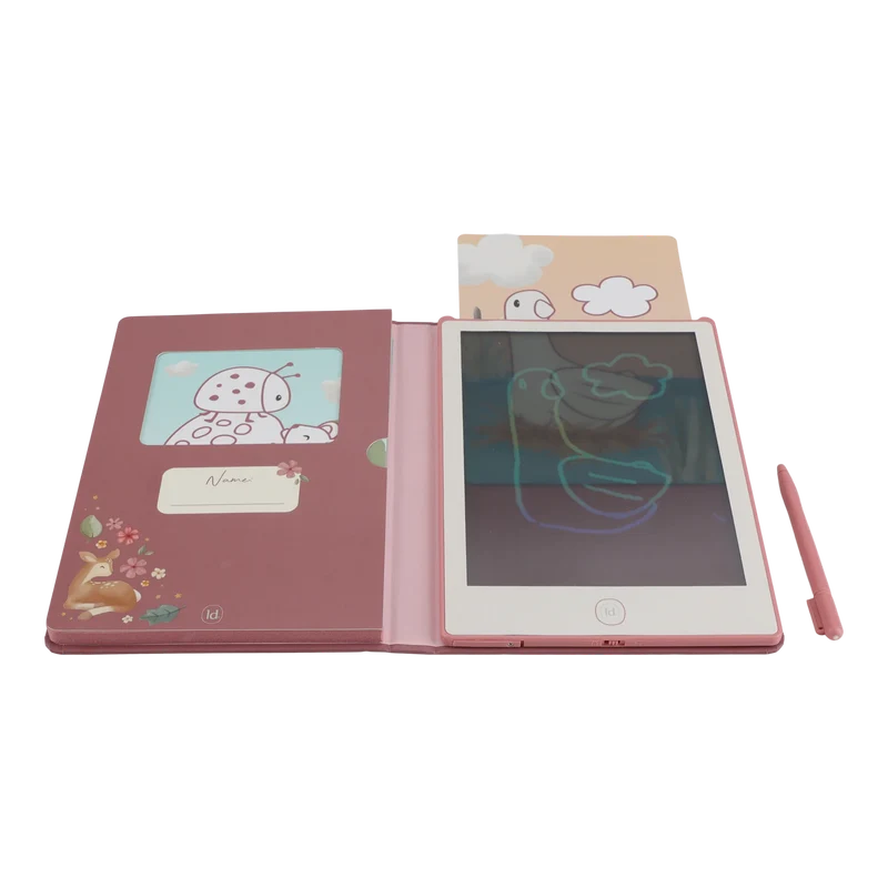 Tablet de dibujo Rosa Fairy Garden · Little Dutch