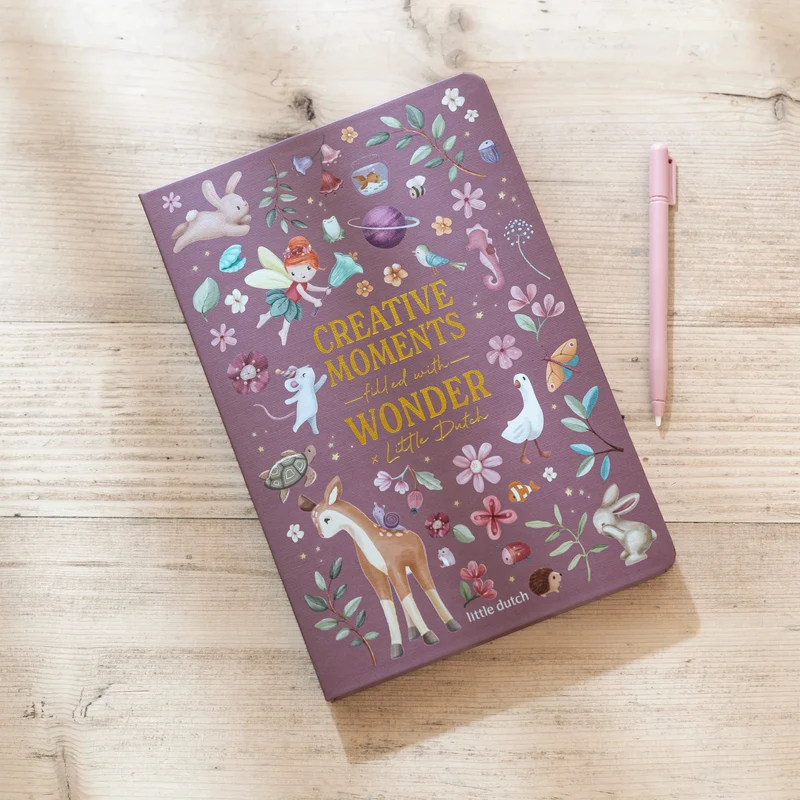 Tablet de dibujo Rosa Fairy Garden · Little Dutch