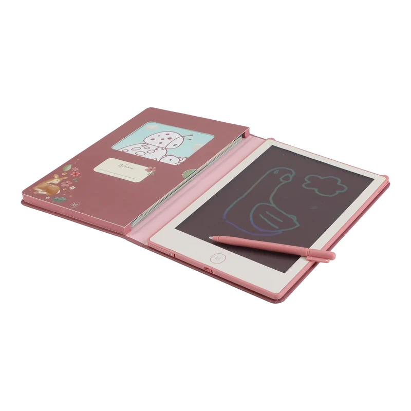 Tablet de dibujo Rosa Fairy Garden · Little Dutch