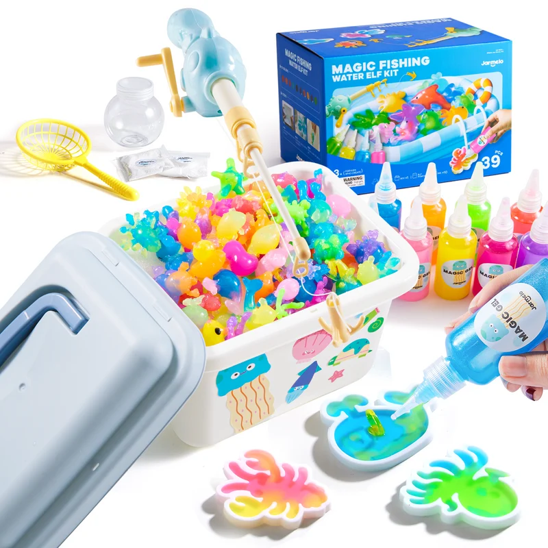 Set figuritas de gel 3D en agua · Jarmelo