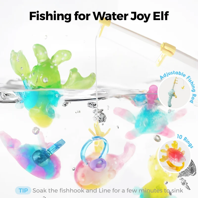 Set figuritas de gel 3D en agua · Jarmelo