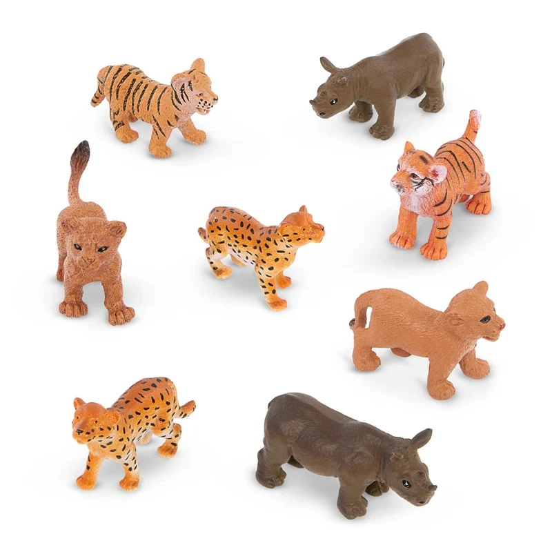 Tubo 8 animales salvajes 5-7 cm · Terra