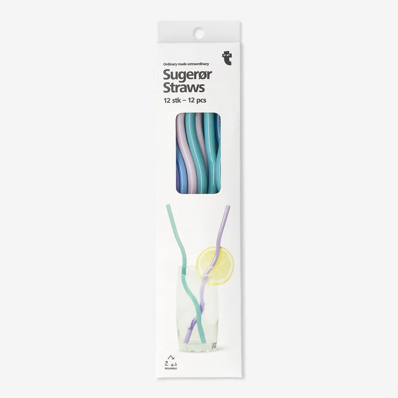 Reusable straws. 12 pcs