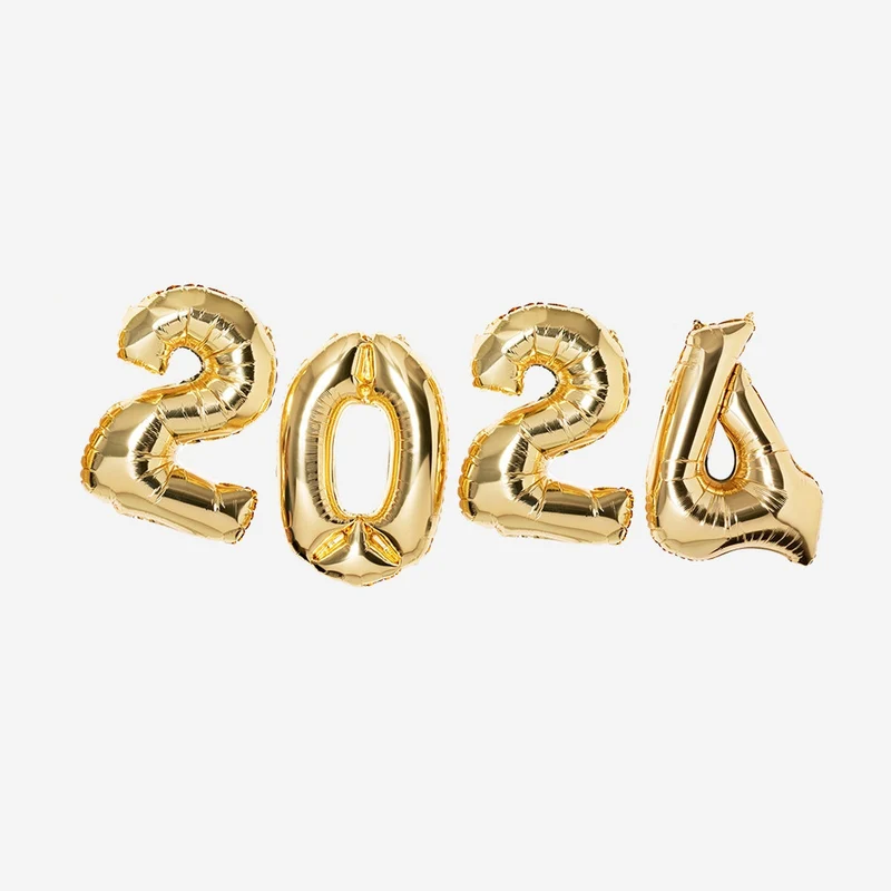 Foil balloons. 2024