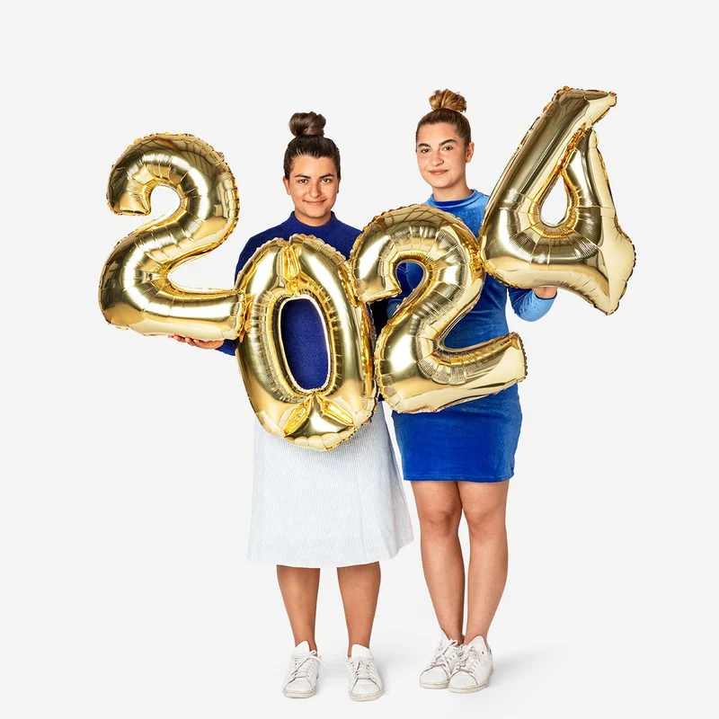 Foil balloons. 2024
