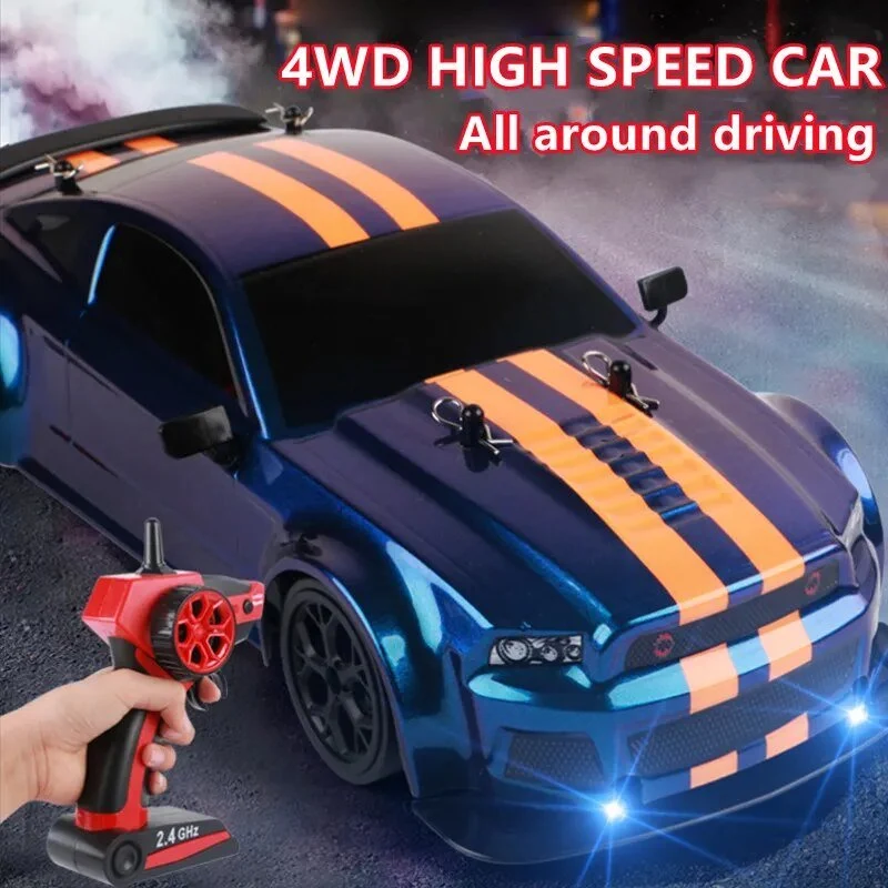 High-Speed 4WD RC Drift Car, 1:14 Scale, 30KM/H, 2.4G Remote