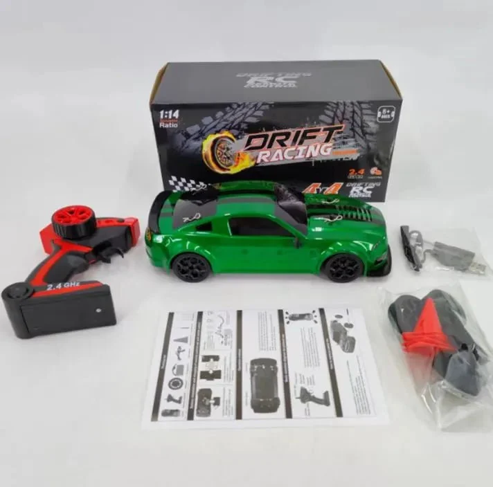 High-Speed 4WD RC Drift Car, 1:14 Scale, 30KM/H, 2.4G Remote