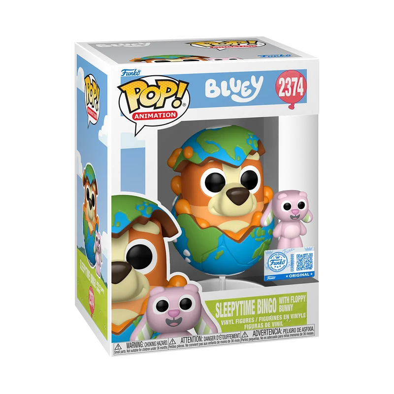 Funko Pop & Buddy: Bluey - Bingo con Floppy