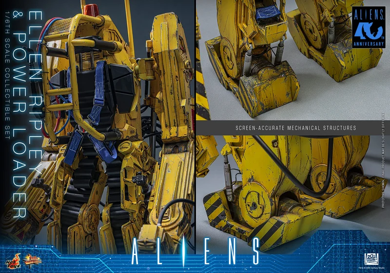 Hot Toys Movie Masterpiece Series: Alien - Ellen Ripley y Cargador de Potencia Escala 1/6