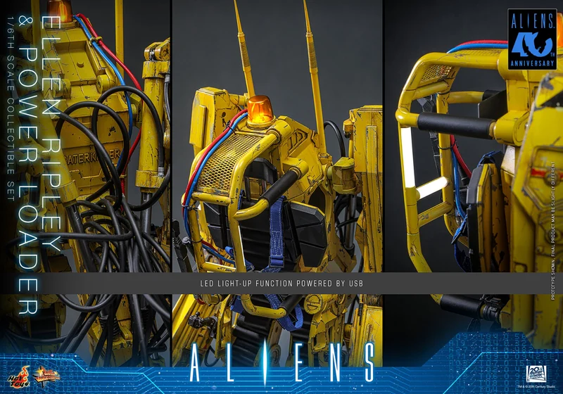 Hot Toys Movie Masterpiece Series: Alien - Ellen Ripley y Cargador de Potencia Escala 1/6