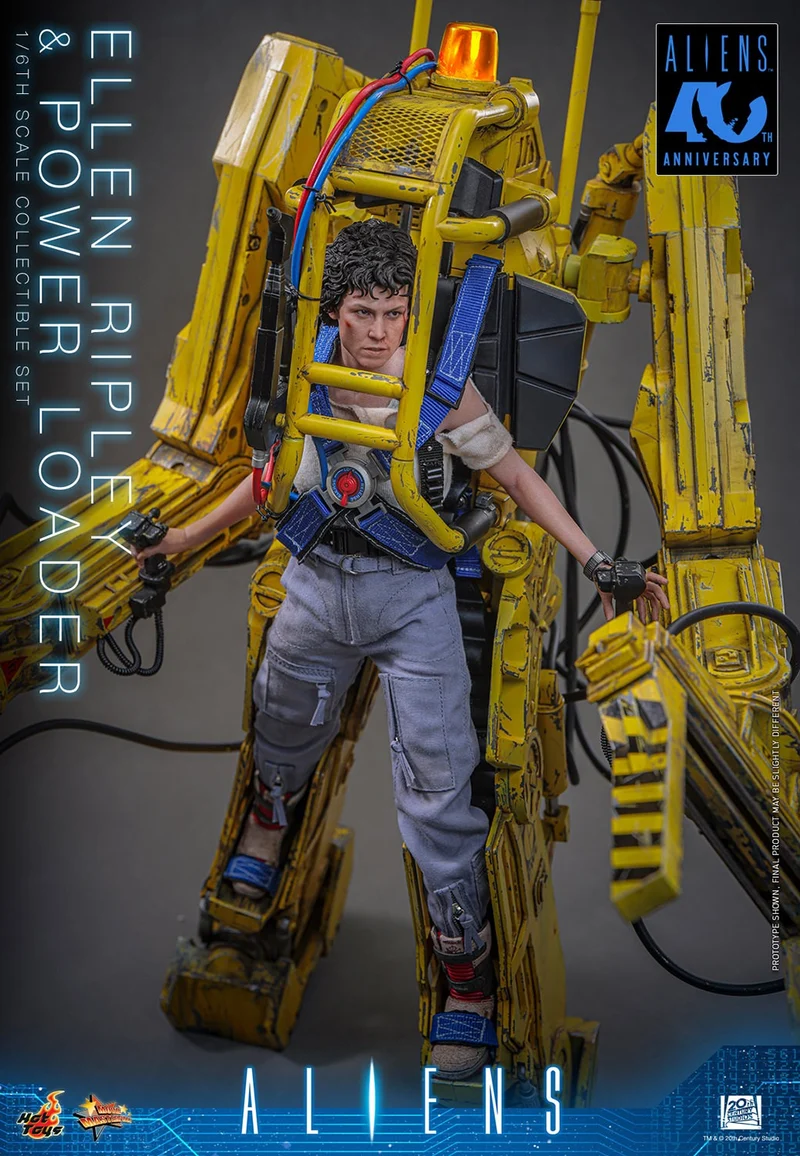 Hot Toys Movie Masterpiece Series: Alien - Ellen Ripley y Cargador de Potencia Escala 1/6