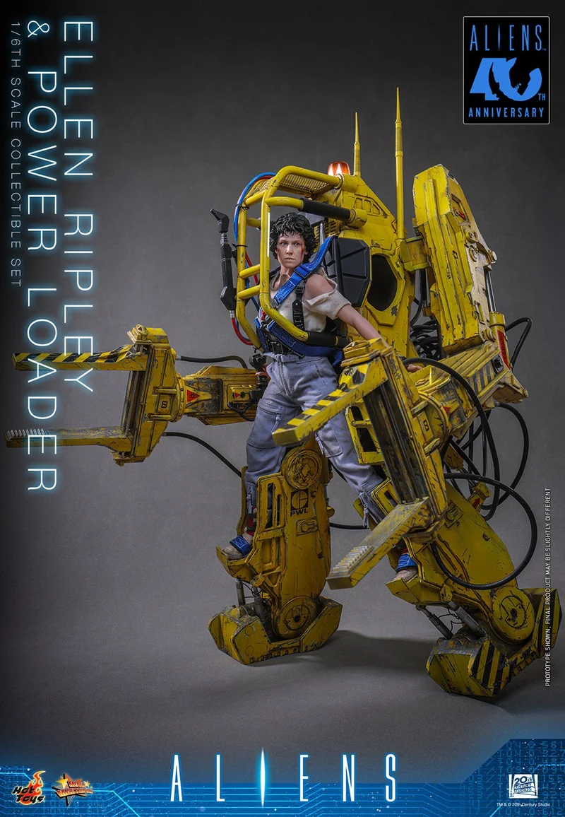 Hot Toys Movie Masterpiece Series: Alien - Ellen Ripley y Cargador de Potencia Escala 1/6