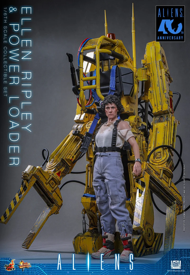 Hot Toys Movie Masterpiece Series: Alien - Ellen Ripley y Cargador de Potencia Escala 1/6