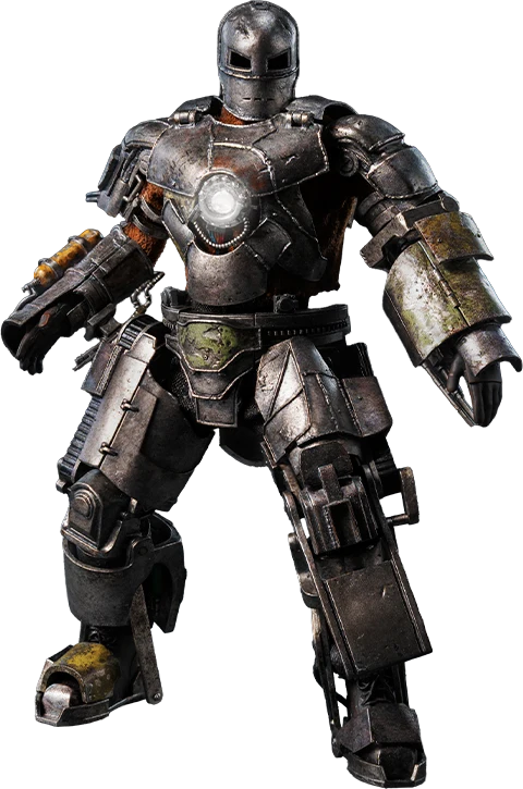 Threezero Dlx Series: Marvel Studios The Infinity Saga - Iron Man Mark 1 6.8 Pulgadas