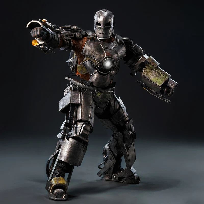 Threezero Dlx Series: Marvel Studios The Infinity Saga - Iron Man Mark 1 6.8 Pulgadas