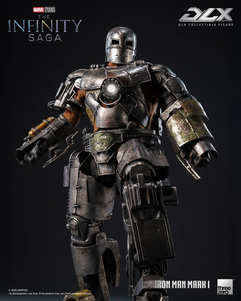Threezero Dlx Series: Marvel Studios The Infinity Saga - Iron Man Mark 1 6.8 Pulgadas