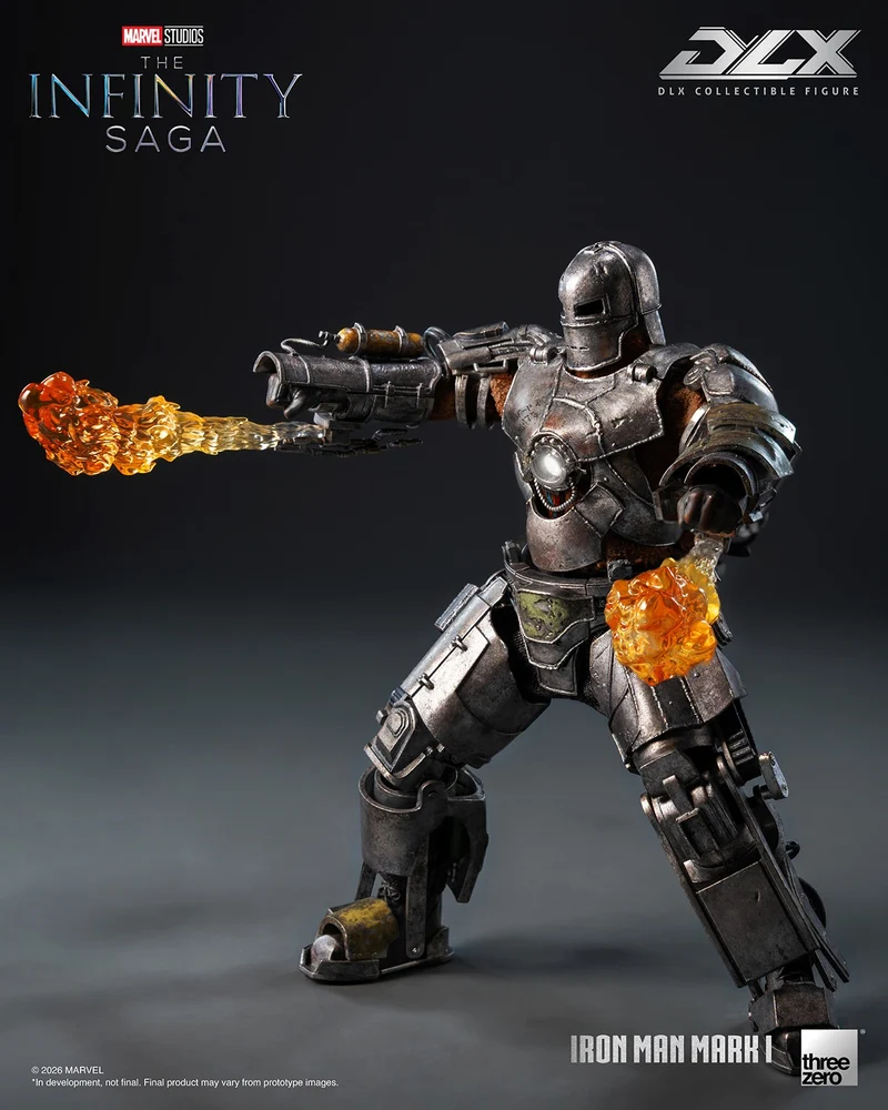 Threezero Dlx Series: Marvel Studios The Infinity Saga - Iron Man Mark 1 6.8 Pulgadas