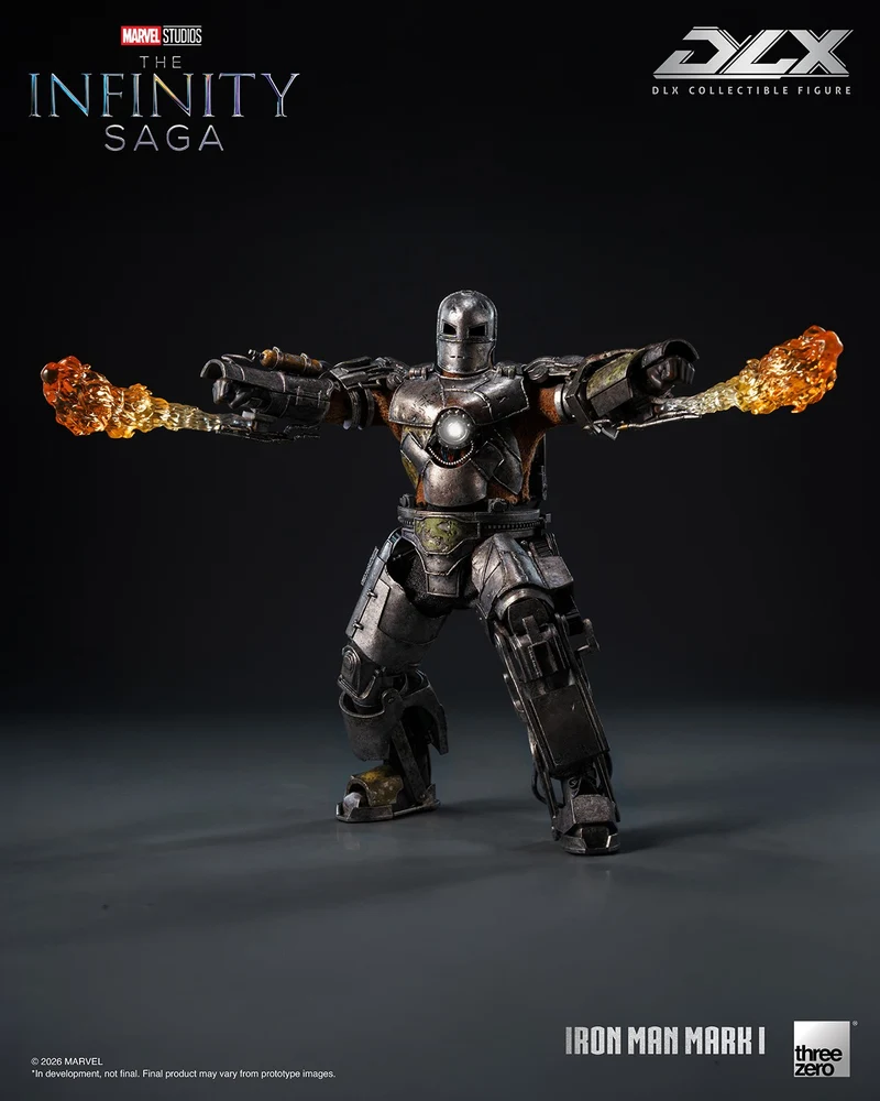 Threezero Dlx Series: Marvel Studios The Infinity Saga - Iron Man Mark 1 6.8 Pulgadas