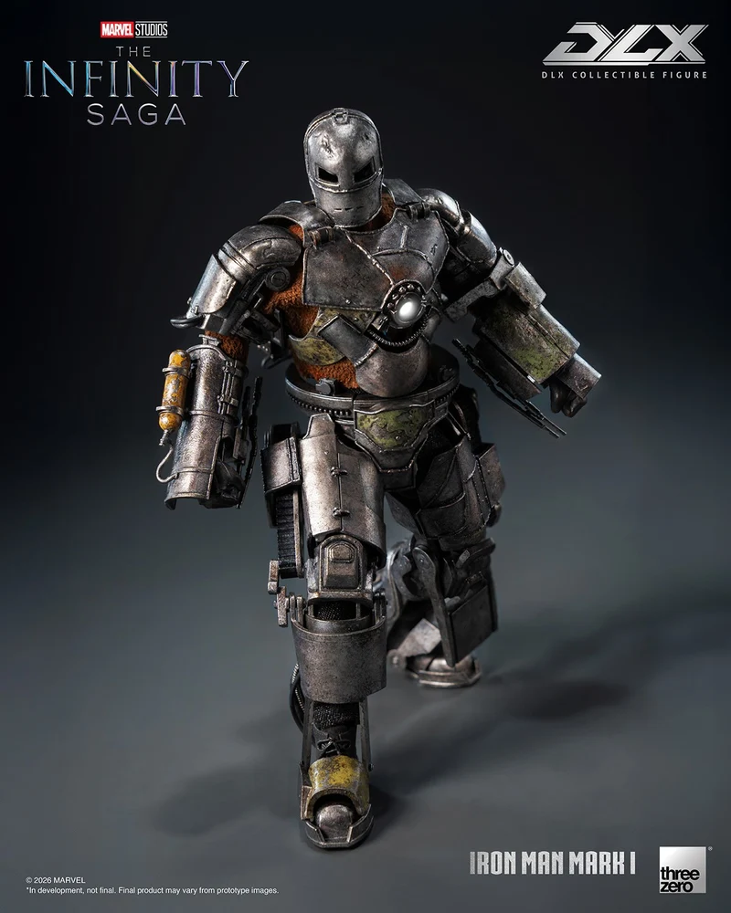 Threezero Dlx Series: Marvel Studios The Infinity Saga - Iron Man Mark 1 6.8 Pulgadas