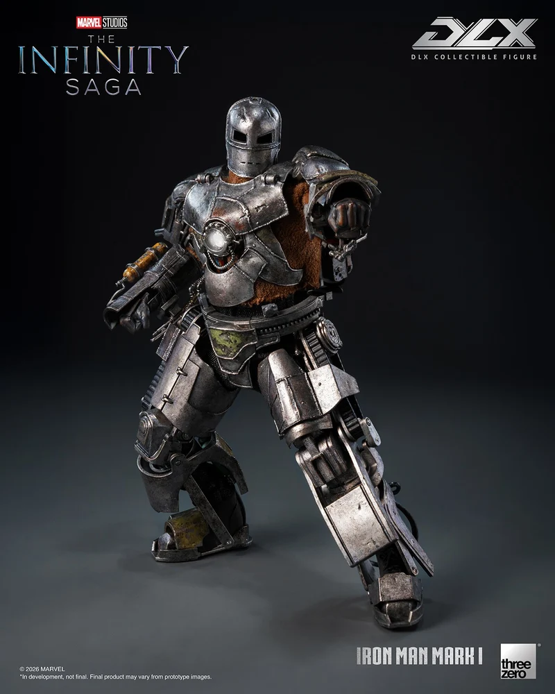 Threezero Dlx Series: Marvel Studios The Infinity Saga - Iron Man Mark 1 6.8 Pulgadas