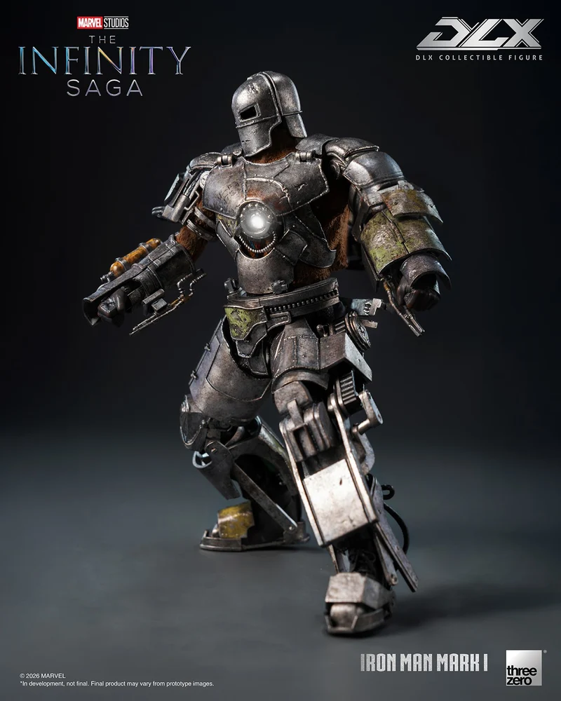 Threezero Dlx Series: Marvel Studios The Infinity Saga - Iron Man Mark 1 6.8 Pulgadas