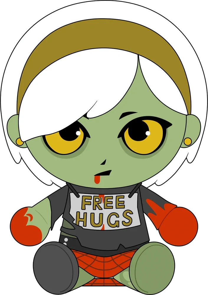 Youtooz Plush: Zombie Warfare - Free Hugs Peluche 9 Pulgadas