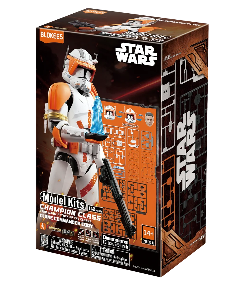 Blokees Star Wars Champion Class: Attack of the Clones - 10 Commander Cody 75810