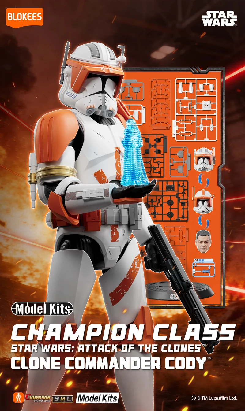 Blokees Star Wars Champion Class: Attack of the Clones - 10 Commander Cody 75810