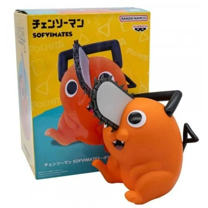 Figura Pochita - Chainsaw Man Sofvimates 11cm