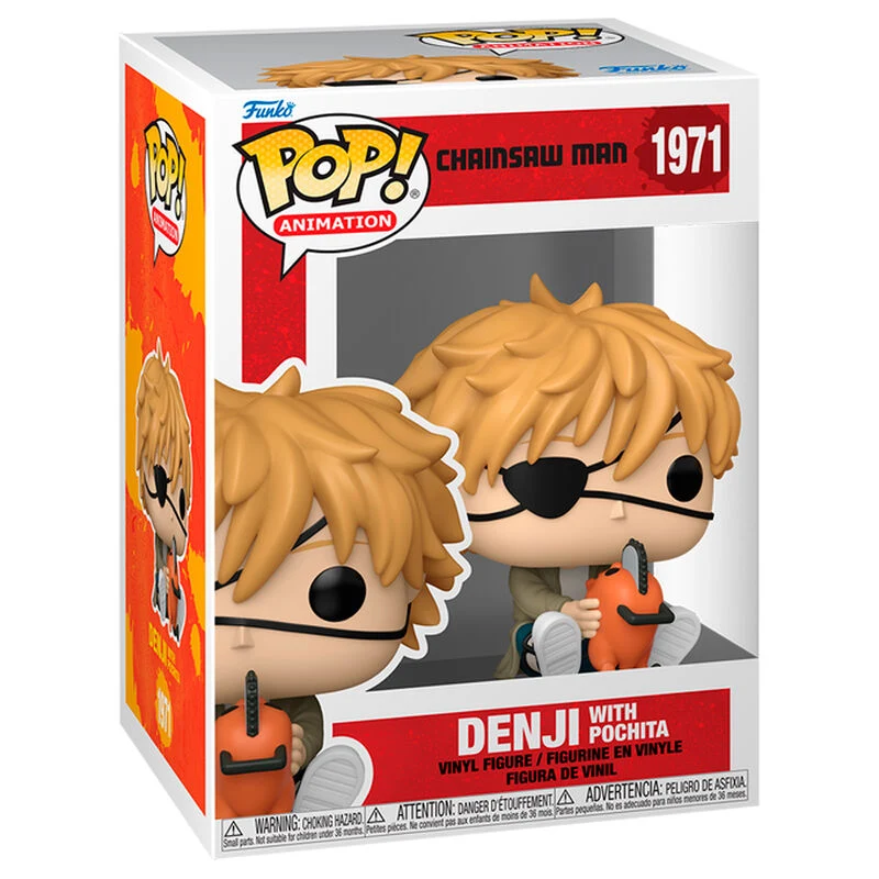 Funko Pop Denji With Pochita - Chainsaw Man