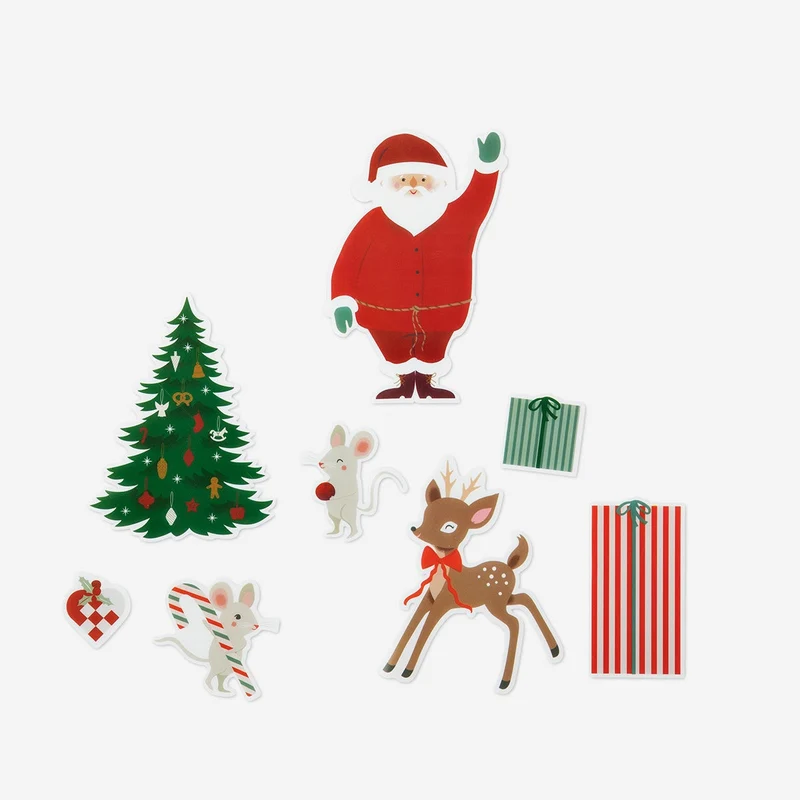 Window stickers. 16 pcs