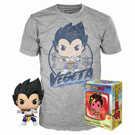 Set Funko Pop y Camiseta Vegeta - Dragon Ball Z
