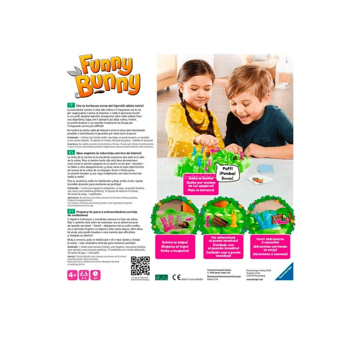 Ravensburger - Funny Bunny - Juego de Mesa para Niños