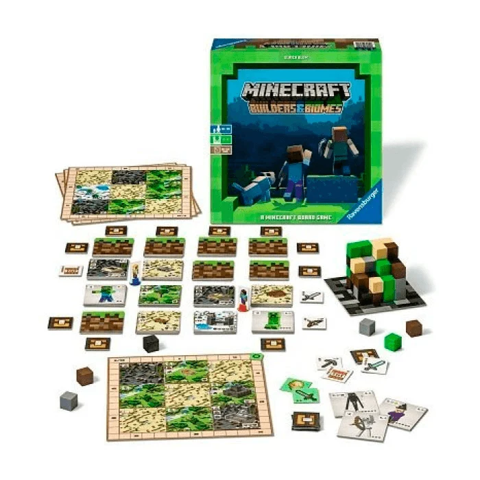 Ravensburger - Minecraft: Builders & Biomes - Juego de Mesa